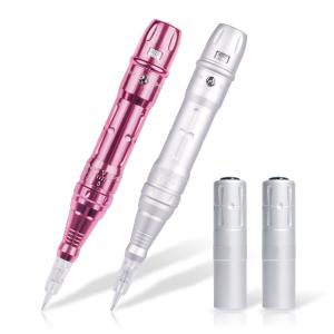 China Wireless Stainless Steel Electric Eyebrow Tattoo Machine Kit Permanent Makeup Tattoo Gun factory