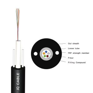 China Long Distance Communication Outdoor Aerial Steel Wire Strengthen GYXTY 1km Armoured Fiber Optic Cable Thin factory