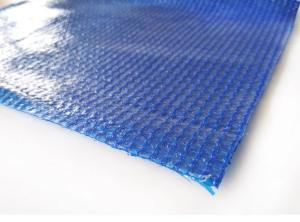 China Waterproof HDPE Sun Shade Net With Rust Proof Aluminum Grommets 300gsm - 420gsm factory