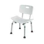 Bathroom Shower Chair Bath Seat with Back for Disabled