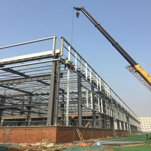 China Customized Logo Steel Structure Warehouse for H Beam Beam Working Scope Fabrication factory