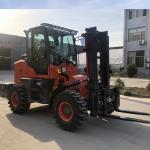 4X4 Off Road Forklift Loader 3ton 4ton 5ton for Food Shop within 1CBM Bucket