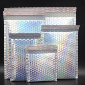 China Laser Holographic Mini Compostable Bubble Mailers factory