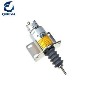 China Excavator Fuel Stop Solenoid 2001-12F2U1B2A 12V factory