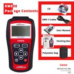 Red Color Obd Diagnostic Obd Tracker KONNWEI KW808 With Sim Card Gps Tracker