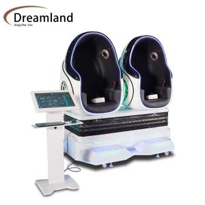 China Dreamland 9d vr egg chair 2 seat virtual reality vr cinema equipment for vr entertainment park factory