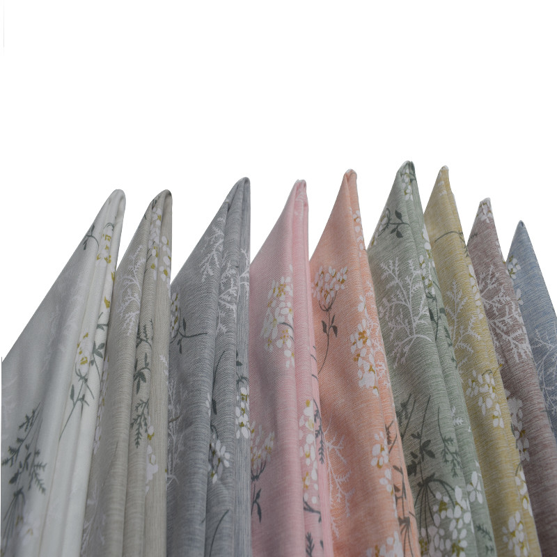 100 Polyester Cotton Fabrics Digital Print Woven Floral Dress Printed Plain