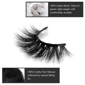 China Long Thick 35mm Natural Mink Eyelashes With Extension Tweezers factory