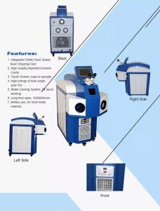 China Copper 200 W Jewelry Laser Welding Machine Microscope Observation System factory