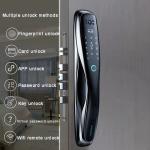 Fully Automatic Camera Door Lock USmart Go App Aluminum Alloy For Apartment