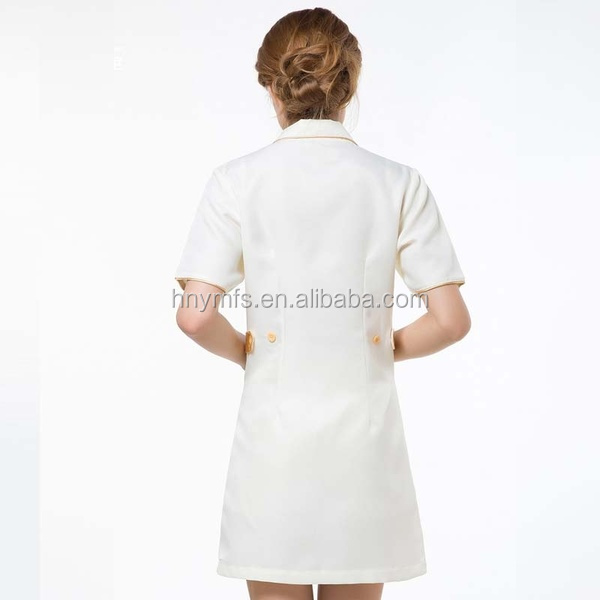 Women'S Multi Pockets Nurse Medical Scrub Suit 65% Cotton Material