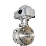 Exd II Bt4 AC220V DN20 Cast Steel Pn100 Flange Electric Ball Valve for 350