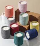Custom Logo Nordic Cylinder Concrete Candle Holders