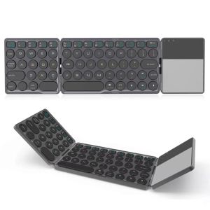 Portable Foldable Bluetooth Touchpad Keyboard for ipad ios 13.0 Android Windows