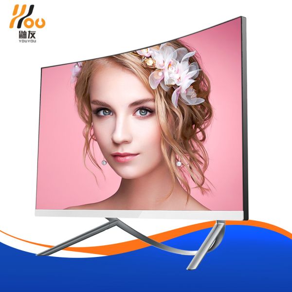 China 27inch High Performance Factory Hot Selling Curved Screen HD Aio Office PC All in One Desktop Computer factory