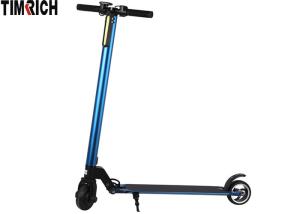 China TM-RMW-H01 30KM Range Rechargeable Electric Scooter / Blue Electric Scooter With Lithium Battery factory