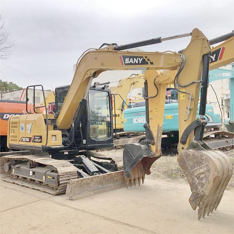 Good Health Sany SY75 7 Ton Mini Excavator with Earth-Moving Machinery in Shanghai