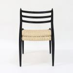 Nordic Modern Hand-woven Cord Wooden Dining Chair Made of Natural Solid Wood for