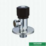 Chromed Wall Mounted Toilet Water Stop Triangle Handle Quick Open Bathroom Cock
