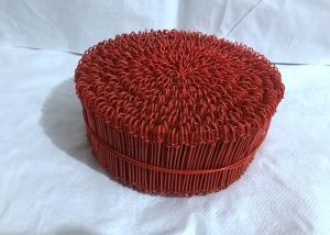 China 1.2mm 5 Inch Pvc Plastic Thread Binding Wires 1000 Pieces Per Roll factory