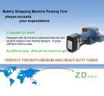 27000mAh Steel Industry Strapping Tool Handheld Battery Powered Banding Machine