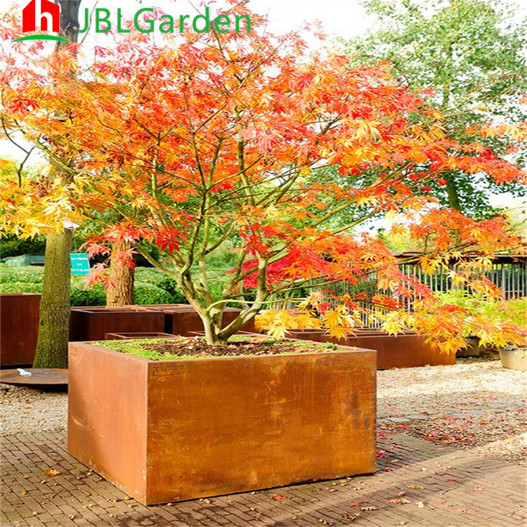 Custom Outdoor Garden Flower Pot Planters Large Metal
