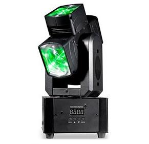 China Unique Single Axis / Hot Wheel 4 x 10W Led Moving Head Light With Pixel For DJ Equipment factory