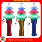 Eco-friendly Logo 4 led shining Traditional Christmas Decorations with music