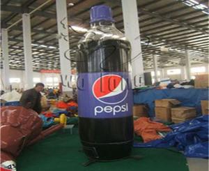 China hot good quality inflatable cartoon, inflatable bottle factory