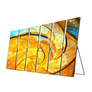 China 1920x640x33mm HD Commercial LED Display Screen Poster Floor Standing For Advertising Outdoor factory