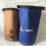 Customized Sport Waterproof Bag , Heat Seal Round Shape Double Waterproof Bag