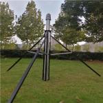 Mobile 15M Lightweight Max Load 20KG Antenna Tripod Mast