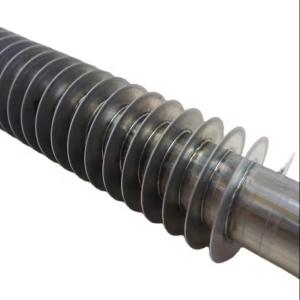 China DELLOK Carbon Steel Extruded Fin Tube with Solid And Serrated Fins Welding Punching Cutting Services factory