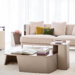 Square Shape Living Room Coffee Table Luxury Modern Furnitures 600x600x560mm
