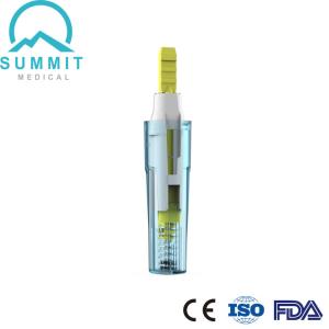 China 26G 1.8mm Disposable Safety Lancet for Capillary Blood Collection factory