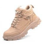 Kevlar Plate Welding Safety Shoes Brown Safety Work Boots Steel Toe