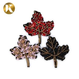 China Stylish High Heel Buckle Replacement Leaf Shape Special Cloth Material factory