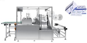 China Fully Auto Cotton Pad Packing Machine Cosmetic Alcohol Makeup Removal factory