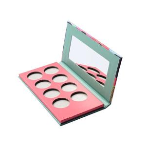 China 250gsm Empty Eyeshadow Palette Custom Cardboard Boxes With Logo factory