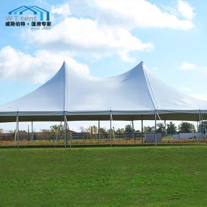 China Conjoined White Custom Made Tents UV Resistance Without Sidewalls factory