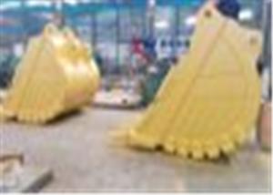 China HARDOX500 Material Excavator Rock Bucket With Large Stowing Surface factory