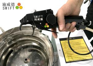 China Lightweight Automatic Cable Tie Machine Tension Adjustment For Nylon Ties 80mm Length factory