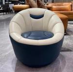 Commercial Light 360° Rotating Chair Cowhide Luxury Office Home