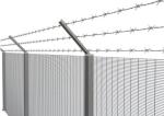 Airport 358 Anti Climb Security Fence 76.2*12.7mm Opening Powder Coated