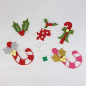 China 3D DIY 26pcs Detachable Ornaments Christmas Decorations 94*78cm factory