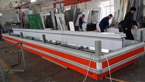 China R404a Orange Color Commercial Fridge Freezer or Big Shopping Mall factory
