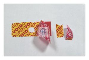 China Tamper Evident Magnetic Security Labels Total Transfer Printing Material factory