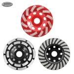 3 Pieces 4 1/2 Inch Diamond Cup Grinding Wheel For Concrete Granite Marble