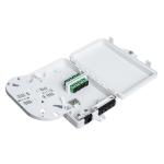 4 Core FTTH Outdoor Fiber Optic Termination Box 1:4 Splitter SC Wall Mount