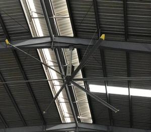 China 1.2KW 22FT Food Stall Dc High Volume Low Speed Fans factory